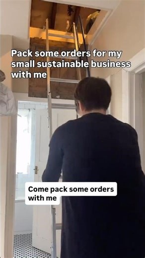 Come Pack Some Orders With Me ♻️ #sustainability #packingorders #shopsmallbusiness