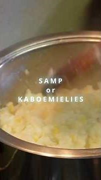GRANDMA shows us how to make KABOEMIELIES | Samp A South African Classic #cooking #food #recipe