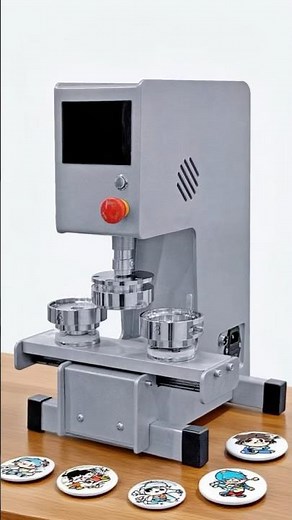 How to Make Badge with Auto Badge Making Machine #badge #badgemaker #diy