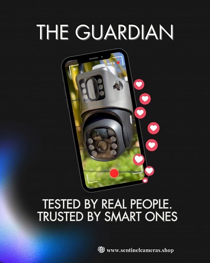 Not just another camera — it’s The Guardian. ✅ Tested by real people ✅ Trusted by smart ones #HomeSecurity #SmartProtection #SentinelCameras | Sentinel Cameras