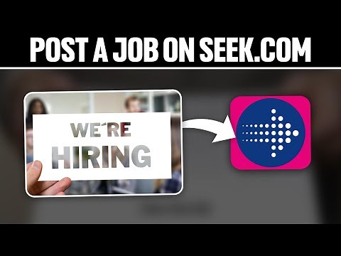 How To Post A Job On Seek.com 2025! (Full Tutorial)