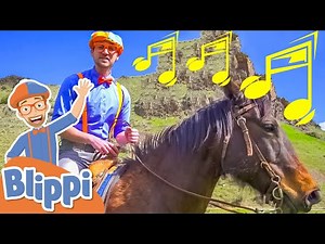 Blippi Horses | Educational Songs For Kids