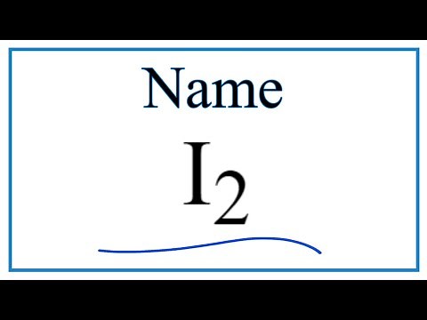 How to Write the Name for I2