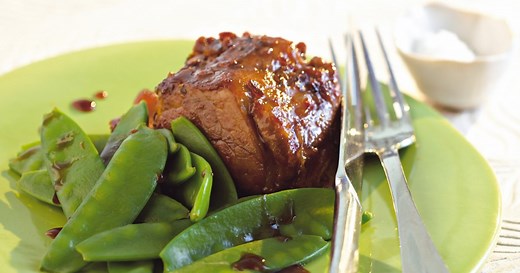 Filet mignon de porc au caramel de Viandox