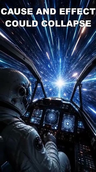 What if humans could travel faster than the speed of light? 🤯