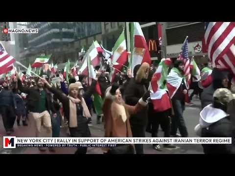🇺🇸|🇮🇷 'Thank You, Trump!' Rally in New York City amid US Strikes on Iranian Terror Regime [LIVE]