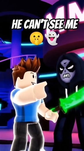 Being invisible in MM2 is too funny 💀🔪 #roblox