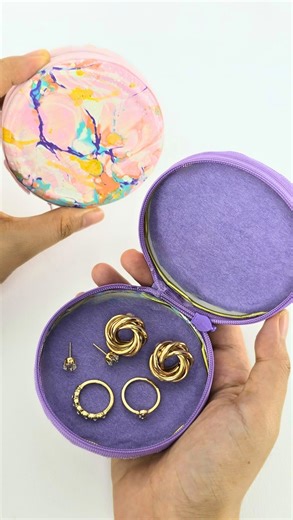 🏆😍If this isn’t the best DIY Christmas gift idea you can make this year, PLEASE let me know what is! Comment YESPLEASE for the link, supply list and tutorial 🎁 It’s practically FREE to make, especially if you have old nail polish, some fabric scraps and a zipper you can repurpose. 🌟Think Dollar Tree DIY that looks expensive 💕This easy craft idea can be used as a handmade travel jewelry case, a cute zipper box for headphones or cable and cord storage, a mini makeup kit for your purse or what