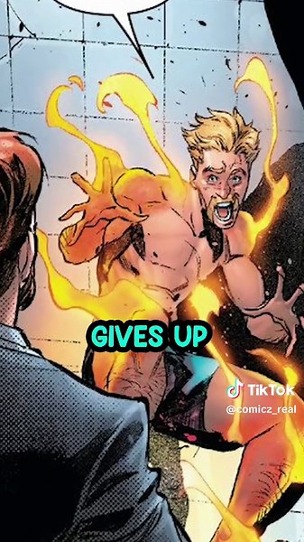 Human Torch Gets a Job! #humantorch #fantasticfour #marvel #marvelcomics #fypシ