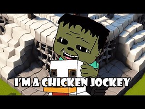 CHICKEN JOCKEY | Minecraft Movie! | Official Animated Music Video