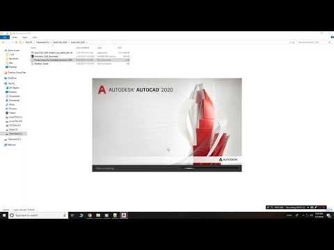 Autodesk AutoCAD 2020 x64 Installation Process