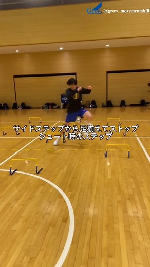 GROW🏀Physical&MovementskillTrainer Toshi / フィジカルトレーナー on Instagram: "🔵サイドステップから両足ストップ ✅片脚でアングル作って ✅サイドステップ ✅両足ストップして ✅ジャンプシュート ✅のイメージで足運び ーーーーーーーーーーーーーーーーーー 個人ワークアウト 20000円 / 1.5時間 + 交通費 チームフィジカルクリニック 要相談 チーム契約 プロフィール欄のリンクよりホームページ参照 #バスケットボール #バスケ部 #バスケ女子 #女子バスケ #高校バスケ #ミニバス #スポーツ #🏀 #フィジカルトレーニング #フィジカル #movementskill #動作技術 #ウインターカップ #nssu #nssulions #日本体育大学女子バスケットボール部"