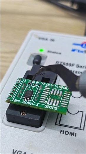 HITACHI UVW MOTOR PCB EEPROM READ AND WRITE USING RT809F PROGRAMMER | MFIXPCB | EEPROM