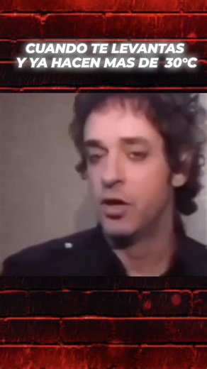 Rock en Vivo on Instagram: "Cuando te levantas y ya hacen más de 30°C #cerati #gustavocerati #sodastereo #rockargentino #argentinarock"