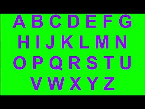 new abc song video capital and small letters for kids