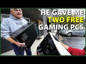 Older Gamer Gives Me TWO Free Gaming PCs!