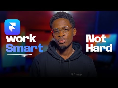 The laziest way to design your portfolio - with Framer