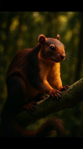 Malabar Giant Squirrel – The Rainbow-Colored Giant of the Forest 🌿🐿️