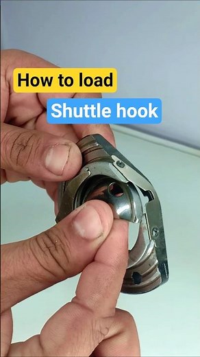 How to load shuttle hook on a sewing machine. #sewingtutorial #sewing #sewingmachine #sewingtips