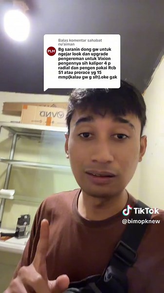 Upgrade Pengereman Vixion dengan Kaliper 4P Radial