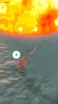IMPOSSIBLE NO HIT? ❄️ SILVER LYNEL Flawless Combat Strategy (Zelda BOTW) #shorts