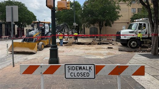 Old cast-iron pipe was responsible for downtown Austin water main break