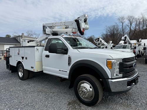 2017 Ford F-550 Used Altec AT37G 42' Utility Bucket Boom Truck Powerstroke 6.7L | eBay