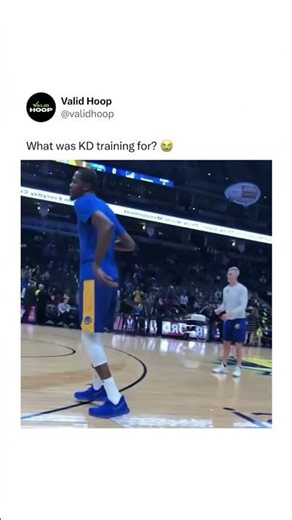 What was KD TRAINING for? 😭
