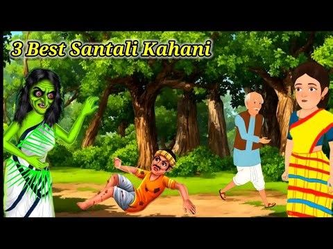 3 BEST SANTALI CARTOON VIDEO!! CARTOON SANTHALI