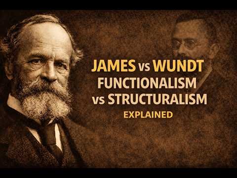 Functionalism vs Structuralism: James vs Wundt Explained Clearly