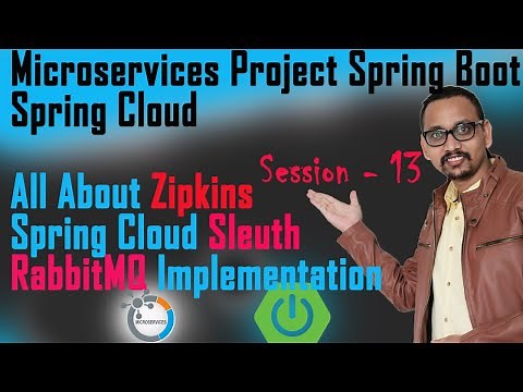 13. All about Zipkin, Spring cloud sleuth and RabbitMQ implementation