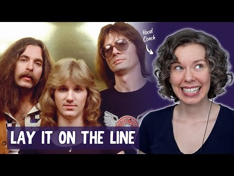 I'm addicted. Watching Triumph again! "Lay It on the Line" Reaction and Vocal Analysis