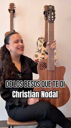 Aprende a tocar De los besos que te di - Christian Nodal en guitarra 🎸🔥🎶#guitarrista #aprendeguitarra #guitarristas #guitarristasmexicanos #guitarra #musicos #musicosmexicanos #guitarristas #aprendeguitarra #musicosmexicanos #clasesdeguitarra | Ariadna Contreras