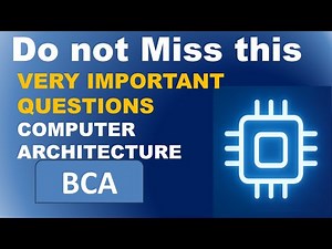 RISC and CISC Architecture Explained | Characteristics & Comparison | BCA Computer Architecture |