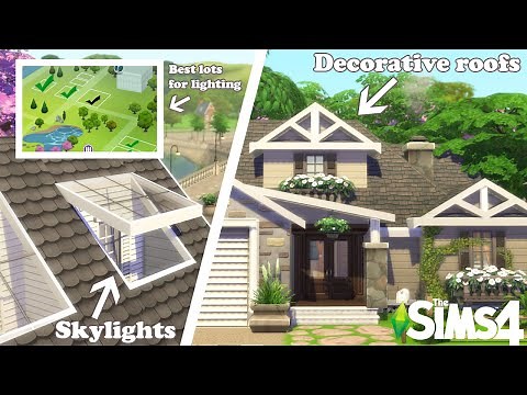 🔨 How to master building in The Sims 4 • Lighting, Weather & Roofing | TUTORIAL PART 1