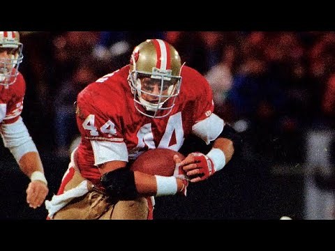 Fullback Tom Rathman Highlights (Broadcast Footage)