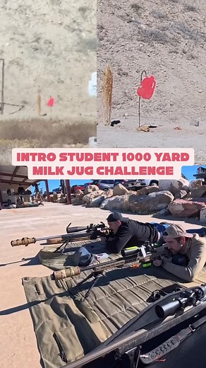 🎯 THAT’S A FIRST 🔥 Back-to-back first-round 1000-yard Milk Jug hits! 🤯 Students Rene Rodriguez and Tim Fleury teamed up at our November Intro to Long Range Course to engage targets from 300–1000 yards — and they absolutely crushed it. When it came time for the Milk Jug Challenge, Rene nailed his jug on the very first shot. Moments later, Tim stepped up and did the exact same thing — two first-round impacts in a row. That’s something we’ve never seen before in all our years of running classes!