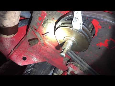 How to remove an electric pto clutch on a simplicity citation zero Turn mower