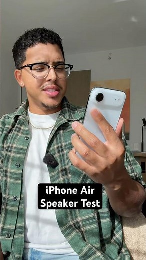 iPhone Air Speaker Test!
