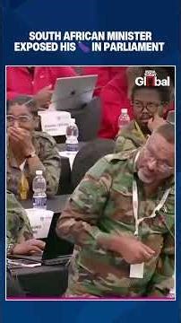 South Africa Parliament Shock: Minister Enoch Godongwana’s Wardrobe Mishap Sparks Uproar