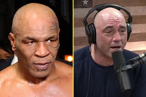 extra space Mike Tyson was ‘so ramped up’ ahead of last fight a ‘nervous’ Joe Rogan made his podcast studio table wider for interview
