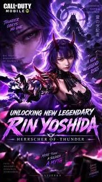 I UNLOCKED Rin Yoshida! ⚡🔥 Herrscher of Thunder | CODM
