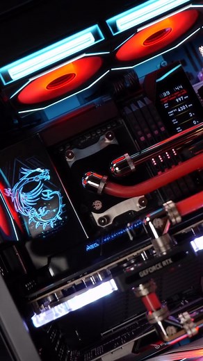 Red alert! 😂🔴 Classic O11 Dynamic meets premium custom loop perfection with #Bitspower thanks to Archetype Origins 😎 | Bitspower