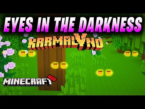 EYES IN THE DARKNESS Mod - OJOS EN LA OSCURIDAD!!! Minecraft REVIEW en Español 1.19 - 1.18.1