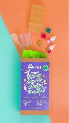 Relax & Create! 🌸 DIY Glycerin Spa Kit by Kiss Naturals 🧼✨ | Fun Self-Care for Kids & Families 💕