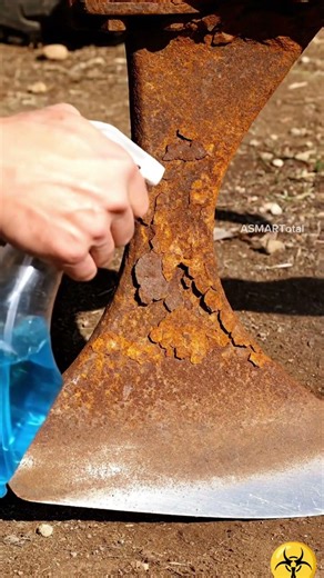 Rusty Plow Blade Cleaning | Satisfying Rust Removal Video #rustremoval #metalrestoration#surfacecare