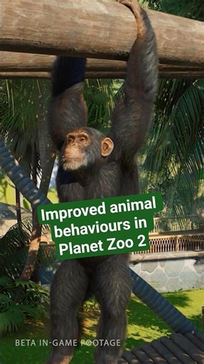 Discover all about the improvements to animal behaviours coming in Planet Zoo 2 🐯 #planetzoo2