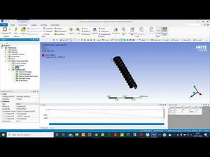 Design of Helical Spring in Ansys Workbench || Compression Test || Types of Spring and Applications