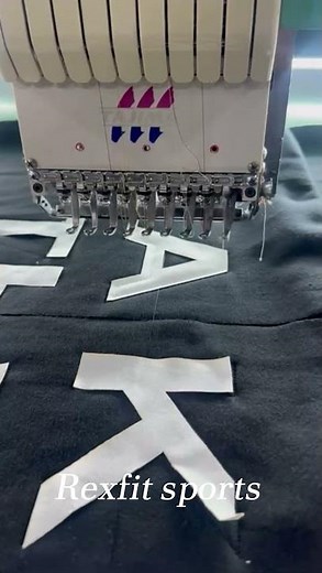 “Daily 100 Pieces Embroidery Process | Sportswear Branding”