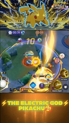 Pikachu ZAP! ⚡🤯 How to Carry with the Electric God in Pokémon UNITE!